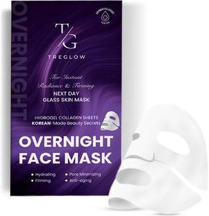 TREGLOW Bio-Collagen Overnight Face Mask For Korean Glass Skin|Rejuvenating Instant Glow