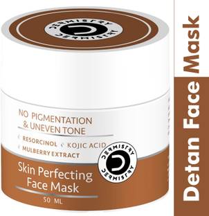 DERMISTRY Kojic Acid Pigmentation Detan D De Tan Dark Spot Removal Fairness Face Pack Mask