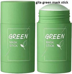 mrquee gita Green Tea Purifying Clay Stick Mask Oil Control Anti-Acne Face  Face Shaping Mask