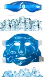 DNelon Gel Mask Cool Gel Ice Pack for Face Cold Therapy+ Eye Mask Free  Face Shaping Mask