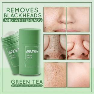 KAIASHA The green tea cleansing mask stick contains green tea extracts  Face Shaping Mask