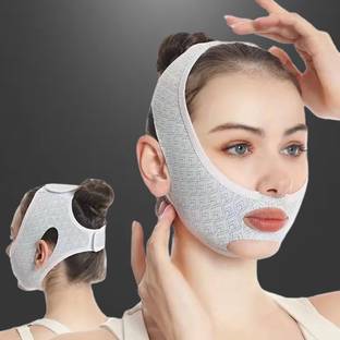 Valam Facial Slimming Belt, Double Chin Reducer Reusable V-Shape Face Mask (1)  Face Shaping Mask