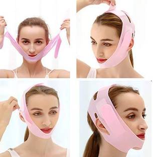 GELAI ENTERPRISE Silicone V Face Mask Lifting V Line Shape, Facial Slimming Bandage Mask  Face Shaping Mask