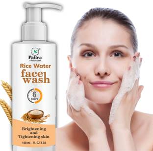 Pattra Rice Water Gel Based Facewash For Glowing Skin & Brightening Whitening Glass Skin Face Wash