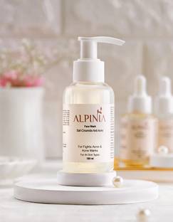 Alpinia Sali-Cinamide | Anti-Acne Formula | Fights Acne & Acne Marks | Suitable for All Skin Types | 100 ml Face Wash