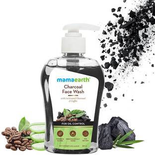Mamaearth Charcoal  with Activated Charcoal & Coffee for Oil Control Face Wash