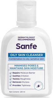 Sanfe Oily Skin Cleanser | Minimises Pores & Maintains Skin Moisture Face Wash