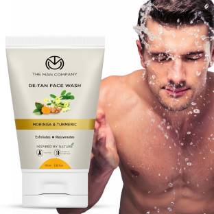 THE MAN COMPANY De-Tan FaceWash with Turmeric & Moringa | Skin Brightening | Tan Removal | Face Wash