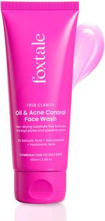 Foxtale Oil and Acne Control  – Fights Acne, Calms Skin, No Dryness Face Wash