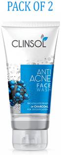 Clinsol ANTI ACNE FACE WASH FOR SKIN PACK OF 2 Face Wash