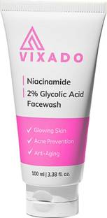 Vixado 2% Glycolic Acid & Niacinamide For Skin Cleanser and Oily Skin Cleanser Face Wash