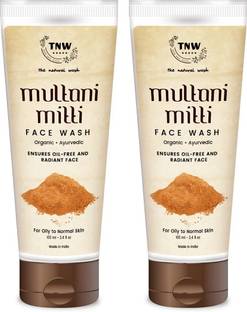TNW - The Natural Wash Multani Mitti  | Oil Control | Prevents Acne Face Wash