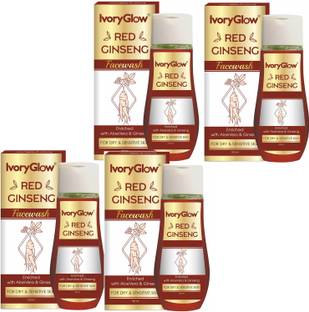 NG MART IVORYGLOW RED GINSENG FACEWASH PACK OF -4 Face Wash