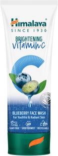 HIMALAYA Brightening Vitamin C Blueberry , Brightening Face Cleanser, Remove Dull Skin Face Wash