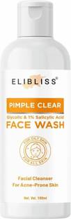 ELIBLISS Skin Brightening & Tan Removal Solution Pimple Clear  - All Skin Types Face Wash