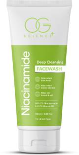 OG BEAUTY Science Niacinamide  for Clear, Radiant Skin - Perfect for Daily Use and Gentle Cleansing Face Wash