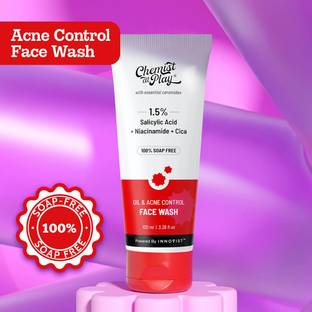 Chemist at Play Acne Control Face wash | Salicylic Acid, Niacinamide Facewash| For Men & Women Face Wash