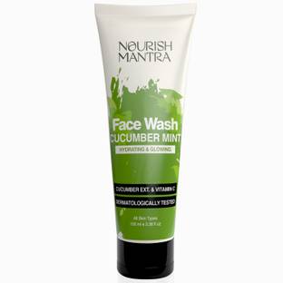 Nourish Mantra Cucumber Mint Upvan Cleanser Excess Oil Removal With Vitamin C Face Wash
