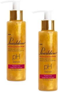 Pearldew Golden Glow  100 ml | Regain your Glow with Green Tea, Aloe Face Wash