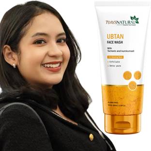 7days natural Ubtan  For Bright Glowing Skin with Turmeric for Acne & Tan Removal Face Wash