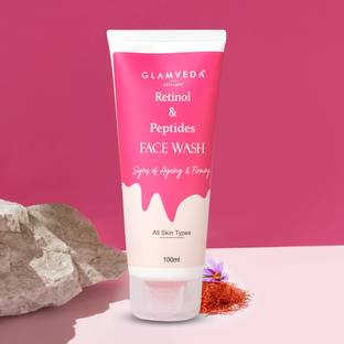 GLAMVEDA Retinol & Peptides Anti Ageing SLS & Paraben Free Face Wash