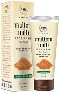 TNW - The Natural Wash Multani Mitti  With Sandalwood- Oil | Acne Control Face Wash