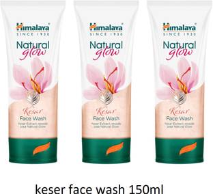 Himalaya Herbals NATURAL GLOW KRSER FACE WASH 150 ML PACK OF 3{150ml} Face Wash