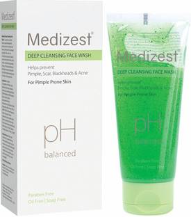 Medizest Deep Cleansing  100 ml | Neem & Aloe Vera | Paraben Free Face Wash