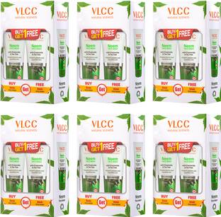 VLCC Neem  - 300 ml - Buy One Get One(Pack of 6) Face Wash