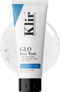 Klir GLO 3% Niacinamide Brightening with 1% Hyaluronic Acid | Non-drying Cleanser Face Wash