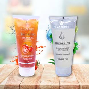 glamroot Tomato & Vitamin C Face wash for instant glow & even tone Face Wash