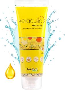 Leeford Keracylic Salicylic Acid  with Beads | Cleanses, Exfoliates & Brightens Face Wash