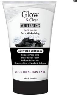 NewClick Charcoal  for Clear & Healthy Skin Face Wash