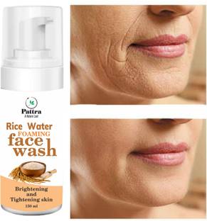 Pattra Rice Water foaming Face wash for Anti Ageing & Glass skin Face Wash
