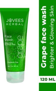 JOVEES Grape  With Grape Seed & Orange Peel Extracts | For Brighter & Glowing Skin | Reduces Uneven Skin Tone & Fine Lines | For Men & Women Face Wash