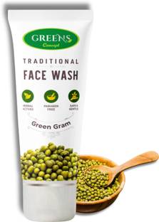 GREENS CONCEPT Traditional Green Gram  Face Wash