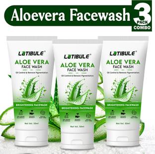 Latibule Aloe Gentle  with Aloe Vera & Glycerin for Sensitive Skin, Dry to Normal Skin Face Wash