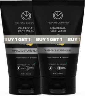 THE MAN COMPANY Charcoal  (1+1) To Remove Blackheads & Acne Oil Control For Men Face Wash