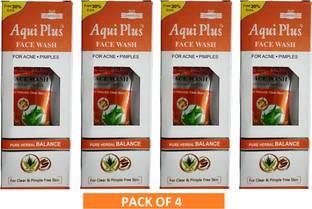 HAPDCO AQUI PLUS FACE WASH (PACK OF 4) Face Wash