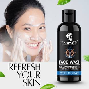 SOMWRITA  for Men & Women | Gentle Cleansing | SLS & Paraben Free | All Skin Types Face Wash