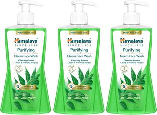 HIMALAYA PURIFYING NEEM FACE WASH 400ML INDIA (PACK OF 3) Face Wash