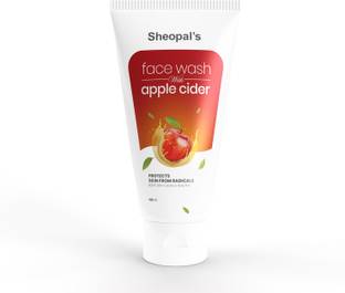 Sheopals Apple Cider | Face wash with apple cider vinegar| Cleanses skin| Face wash for pH balance| Acne removal| soothes inflammation| Face wash for clear skin| Suitable for men and women Face Wash