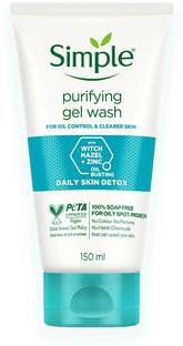 Simple Daily Skin Detox Purifying Facial Wash Face Wash