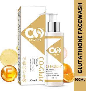 CO LUXURY Glutathione With Kojic Acid & Vit E | For Pigmentation & Oil Control Face Wash