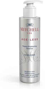 Mitchell USA AGE-LESS Papaya Brightening Cleanser - Natural Anti-aging  Face Wash