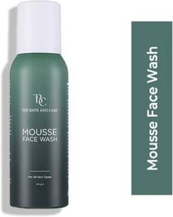 The bath and care Mousse , with Foaming & Aloe Vera, for Skin-Soothing & Deep Cleansing Face Wash