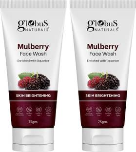 Globus Naturals Fairness  For Even Skin Tone, Deep Cleansing Moisturizing & Nourishing, Suitable For All Skin Types, 75 ml Face Wash