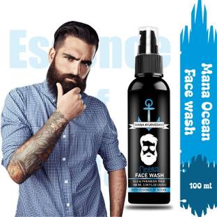 Mana Ayurvedam Ocean for Men – Skin Brightening & Deep Pore Cleansing  Face Wash