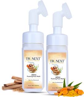 TRUNEXT UBTAN FOAMING FACE WASH WITH A BUILD IN FACE BRUSH FOR TAN REMOVAL -UBTAN FACE WASH, Pack of 2 Face Wash