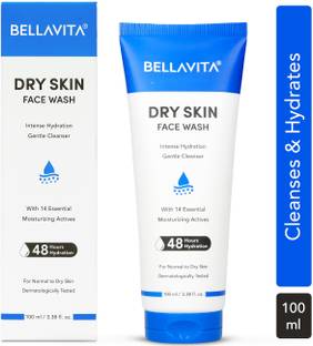 BELLAVITA Facewash For Dry to Normal Skin | Cleanser for Men and Women| For Dry Skin Face Wash